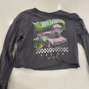target hotwheels crop long sleeve m